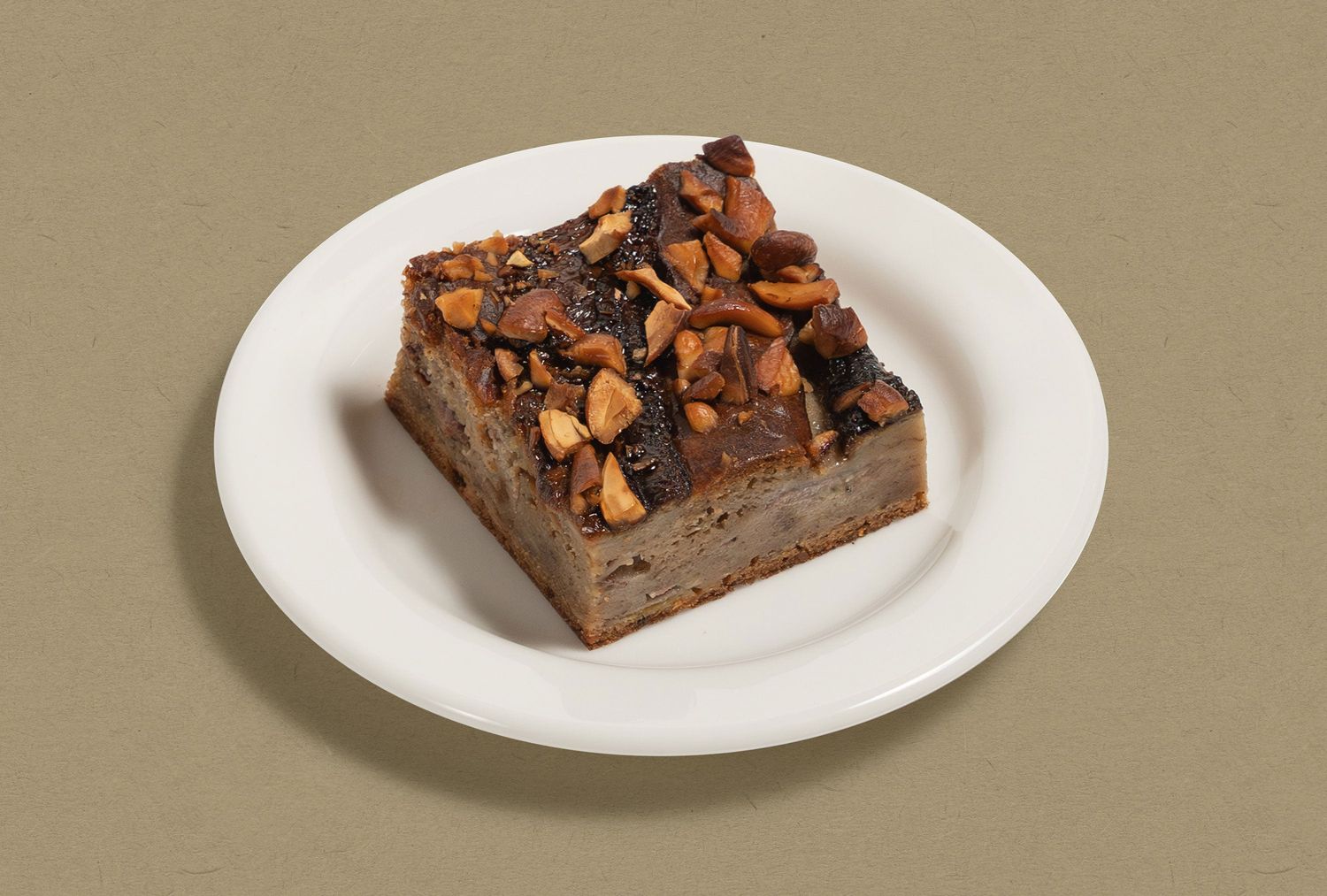Photoshoot shot of Vegan Banana Bread - Crunchy Cashew