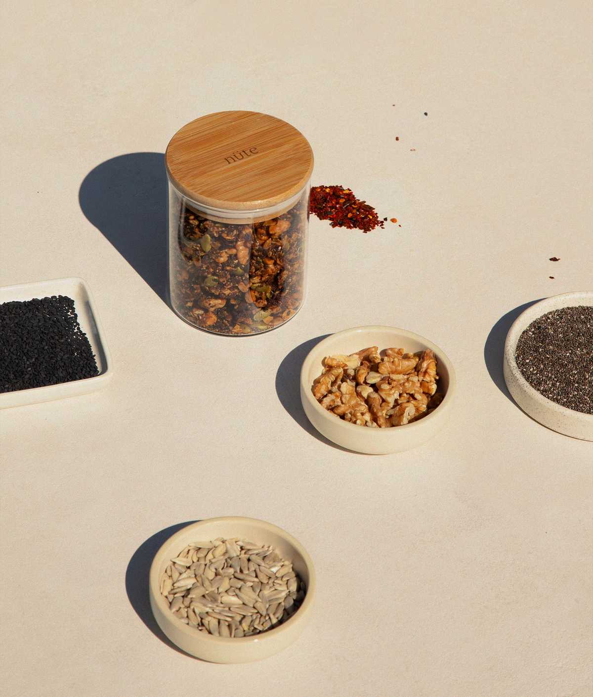 Photo of jar with its ingredients